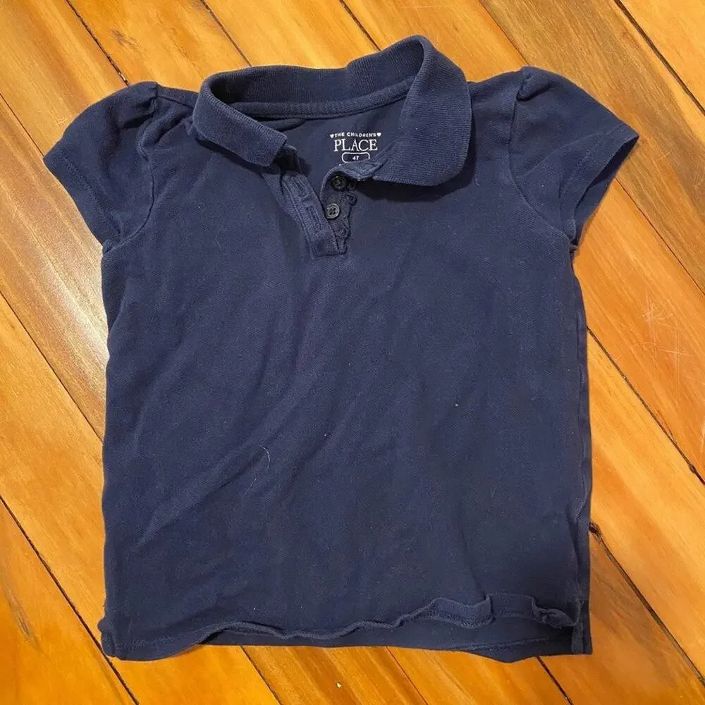 Girls 4 Piece Uniform Bundle Ralph Lauren J. Crew Children's Place Navy Blue 4/5
